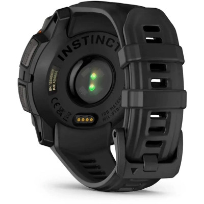 Смарт-годинник Garmin Instinct 3, 45mm, Solar, Black Bezel with Black Band, GPS смарт-годинник (010-02934-00)