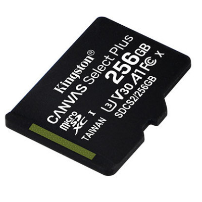 Карта пам&#039;яті Kingston 256GB microSDXC class 10 UHS-I Canvas Select Plus (SDCS2/256GBSP)