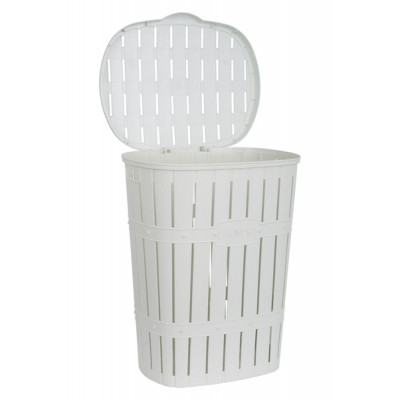 Кошик для білизни Violet House 1014-1 Бамбу White 60 л (1014-1 Бамбу W 60 л)
