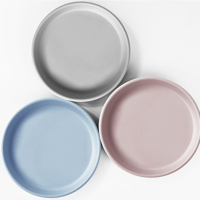 Тарілка дитяча MinikOiOi Basics-Plate (Powder Grey) (101050104)