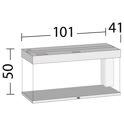 Акваріум Juwel Rio 180 LED коричневий (4022573047509)