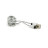 Дата кабель USB 2.0 to Lightning 2.0m 2A magnetic nylon silver Pipo (18169)