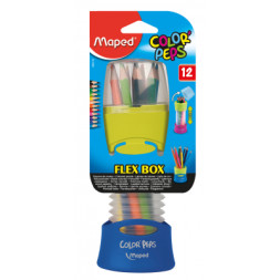 Олівці кольорові Maped Color Peps Classic 12 кол. розсувний пенал (MP.683212)