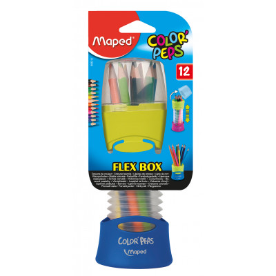 Олівці кольорові Maped Color Peps Classic 12 кол. розсувний пенал (MP.683212)