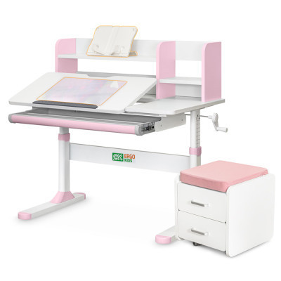Парта ErgoKids (S) TH-330 (парта+тумба) (TH-330 + BD C3_PINK)