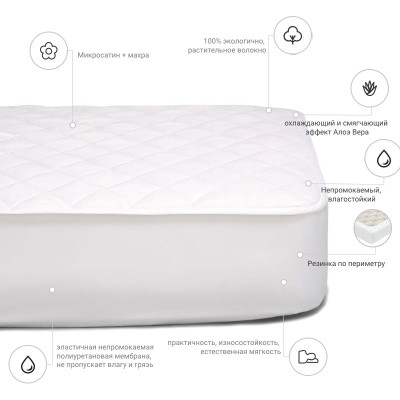 Наматрацник MirSon Cotton Aloe vera 2 (2200000380531)