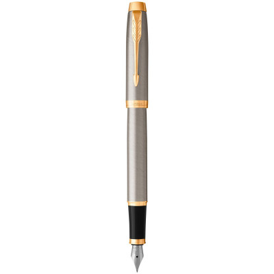 Ручка пір&#039;яна Parker IM 17 Brushed Metal GT  FP F (22 211)