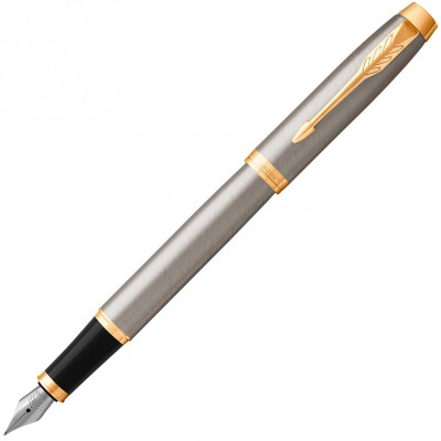 Ручка пір&#039;яна Parker IM 17 Brushed Metal GT  FP F (22 211)