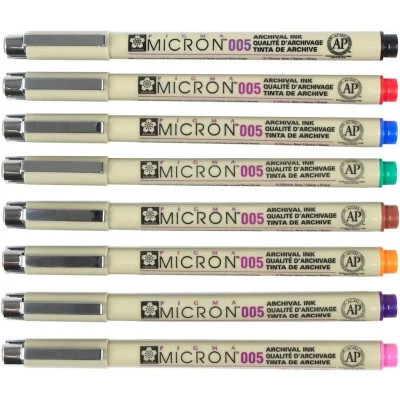 Лайнер Sakura Pigma Micron (0.1) 0,25 мм Синій (084511306356)