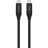 Дата кабель USB-C to USB-C 0.8m USB4 40Gbps 100W Black Belkin (INZ001BT0.8MBK)