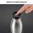 Термос Tefal Bludrop, 700мл, нержавіюча сталь, чорний (N3111110)