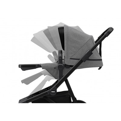 Коляска Thule Sleek Black/Grey Melange (TH 11000021)