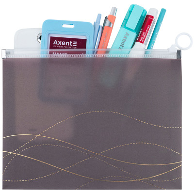 Папка на блискавці Axent zip-lock А5 Waves-4 (1498-43-A)