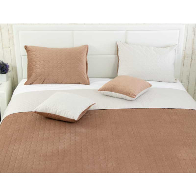 Подушка Руно декоративна Velour Latte 40х40 (311.55_Latte)