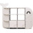 Дитячий стелаж Mealux Bubbles White (KD-E057 White)