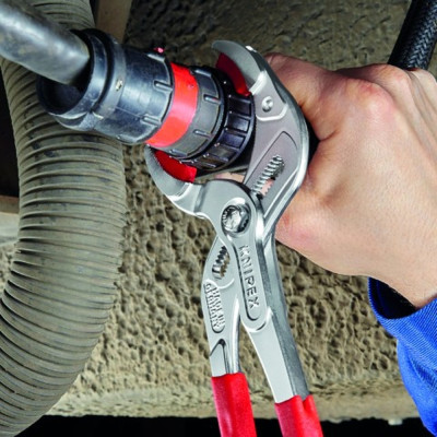 Ключ KNIPEX трубний переставний з резиновою накладкою (81 13 250)