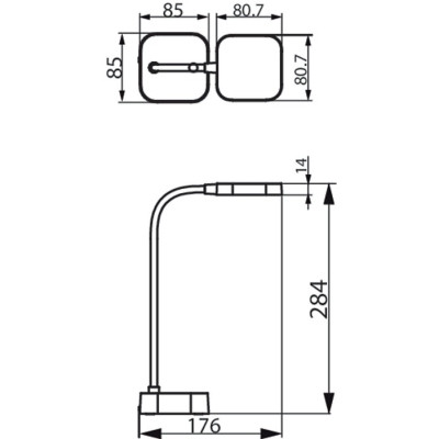 Настільна лампа Philips LED Reading Desk lamp Rock біла (929003241407)