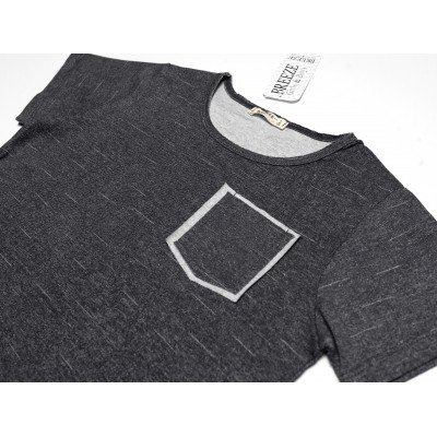 Футболка дитяча Breeze з кишенькою (17168-140B-gray)