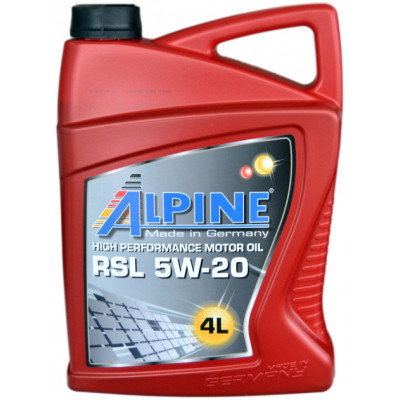 Моторна олива Alpine 5W-20 RSL 4л (0155-4)