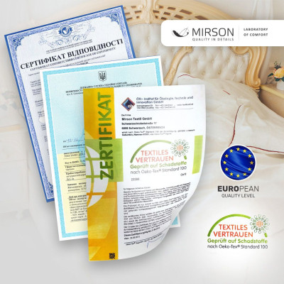 Постільна білизна MirSon Бязь Premium 20-0012 Agatha 143х210 (2200001237643)