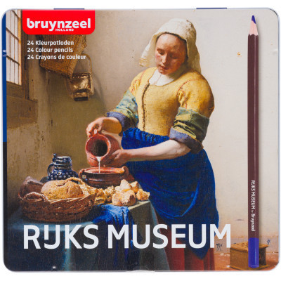 Олівці кольорові Bruynzeel DUTCH MASTERS, Молочниця, Ян Вермеєр, 24 шт (8712079413668)