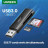 Зчитувач флеш-карт Ugreen USB 3.0 Type-A for 2xSD 5Gb CM264 (60722)