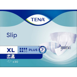 Підгузки для дорослих Tena Slip Plus XL 30 шт 120-160 см 6 крапель (8699114504539)
