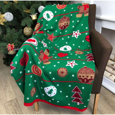 Плед Прованс Печиво Зелений 130х170 (4823093433625)