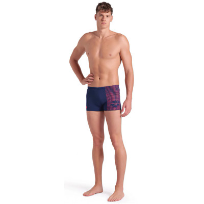 Плавки Arena Foggy Dots Swim Short 008483-700 темно-синій, кораловий 95 (3468337428800)