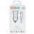 Зарядний пристрій XO 2xUSB 2.4A + cable USB to Micro 5P white (TZ10-M-WH)