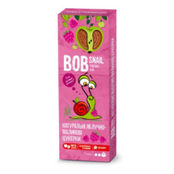 Цукерка Bob Snail Равлик Боб Яблучно-Малиина 30 г (4820162520309)