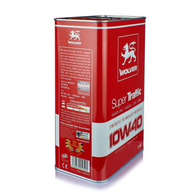 Моторна олива Wolver Super Traffic 10W-40 4л (4260360942525)