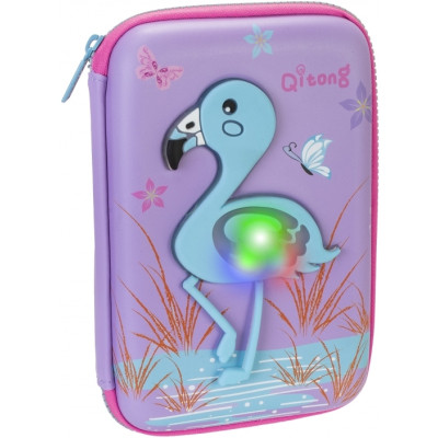Пенал Cool For School LED 1 відділення з органайзером фіолетовий (QT-5758-Purple)