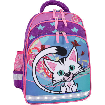 Рюкзак шкільний Bagland Mouse 143 малиновий 512 (00513702) (85267818)