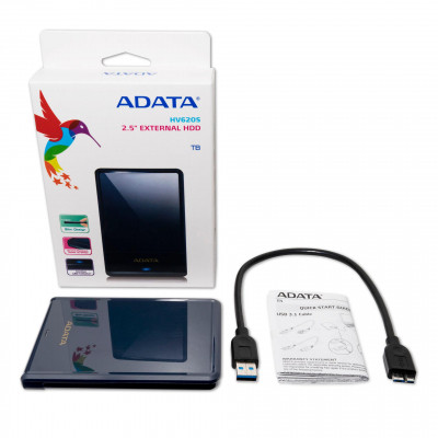 Зовнішній жорсткий диск 2.5&quot; 2TB ADATA (AHV620S-2TU31-CBL)