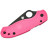 Ніж Spyderco Para 3 DLC BD1N Pink FRN (C223PPNBK)
