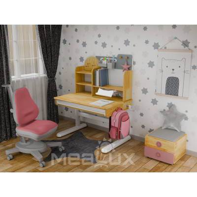 Парта з кріслом Mealux Timberdesk S (парта + крісло + тумба) (BD-685 S+ box BD 920-2 PN+Y-110 DPG)