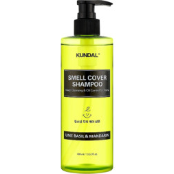 Шампунь Kundal All Day Smell Cover Teens Shampoo Lime Basil &amp; Mandarin 400 мл (8809809426613)