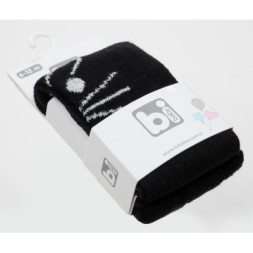 Колготки дитячі Bibaby із зайчиком (68312-74-black)