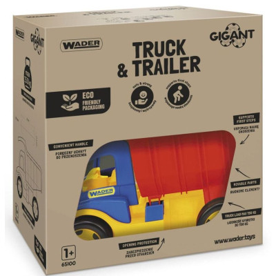 Спецтехніка Wader Вантажiвка &quot;Гігант&quot; + візок (65100)