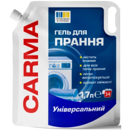 Гель для прання Carma Універсальний 1.7 л (4820204702229)