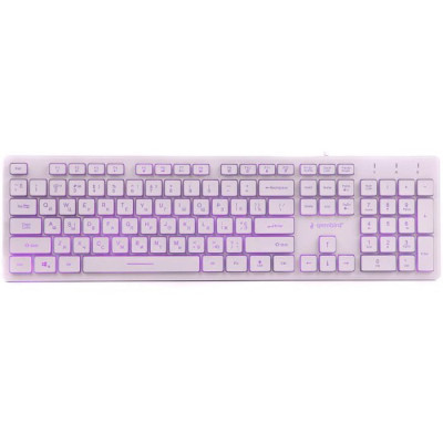 Клавіатура Gembird KB-UML3-01-W-UA USB White (KB-UML3-01-W-UA)