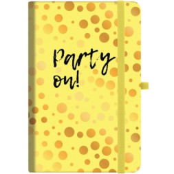Книга записна Optima Party on А5 128 аркушів лінія (O20812-32)