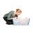 Ванночка Stokke Flexi Bath XL Складна Прозора Синя (535902)