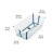 Ванночка Stokke Flexi Bath XL Складна Прозора Синя (535902)