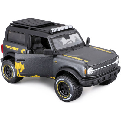 Машина Maisto Ford Bronco 2021 Badlands 1:24 Сірий металік (32541 met. grey)