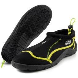 Аквашузи Aqua Speed Aqua Shoe Model 704-78 чорний, жовтий 41 (5908217691651)