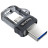 USB флеш накопичувач SanDisk 64GB Ultra Dual Black USB 3.0 OTG (SDDD3-064G-G46)
