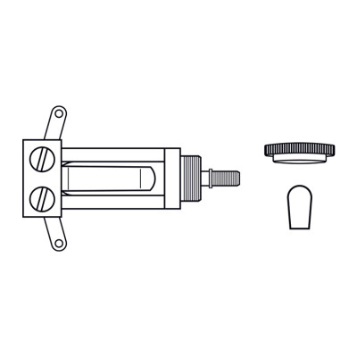 Перемикач для гітари DiMarzio Switchcraft Toggle Switch - Straight (EP1101)