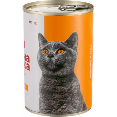 Паштет для котів М&#039;ясна Миска з куркою 415 г (4820255190280)